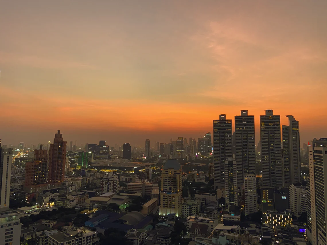Bangkok vom Rooftop